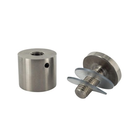 Outwater Round Standoffs, 1 in Bd L, Stainless Steel Plain, 1-1/4 in OD 3P1.56.00787
